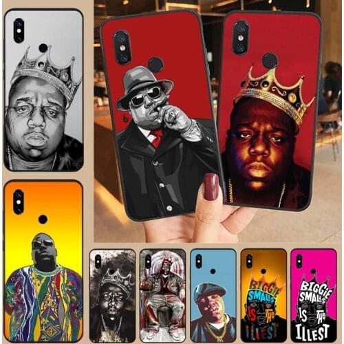 Biggie Smalls famous Rapper Phone Case For Xiaomi Redmi note 7 8 9 t max3 s 10 pro lite cover funda coque shell