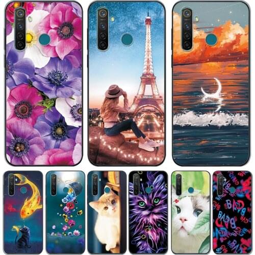 For OPPO Realme Q Case OPPO Realme 5 Pro Soft TPU Back Cover Case For Realme Q Silicone Fashion Case For Realme 5 Pro Phone Capa