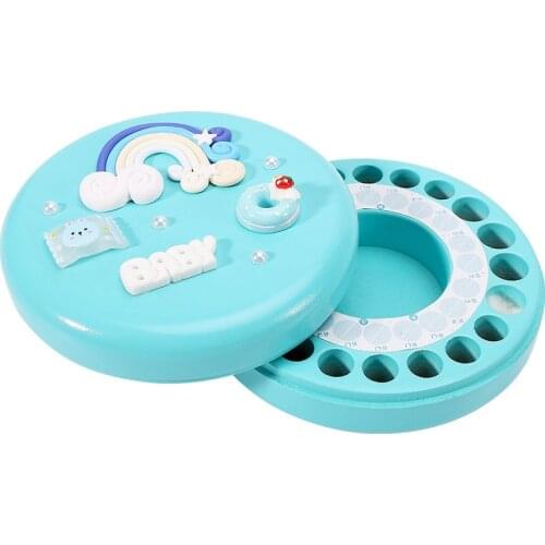 Children Baby Teeth Box GIRLS and BOYS Teeth Storage Box Newborn Baby BABYS FIRST Month Fun Gift Wooden Anniversary Baby Teet