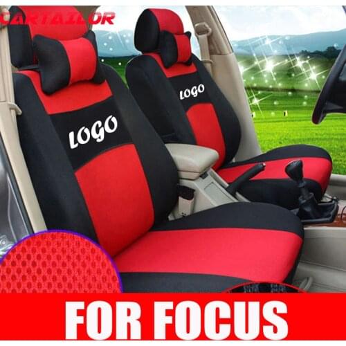 CARTAILOR seat cushion set for Ford Focus cover seat car protector custom fit car seat covers for car seats airbags compatible
