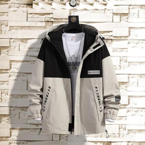 Mens Jacket 2021 New Autumn Thin Trend Casual Jacket Mens Top Korean Fashion Spring/Autumn Hoodie