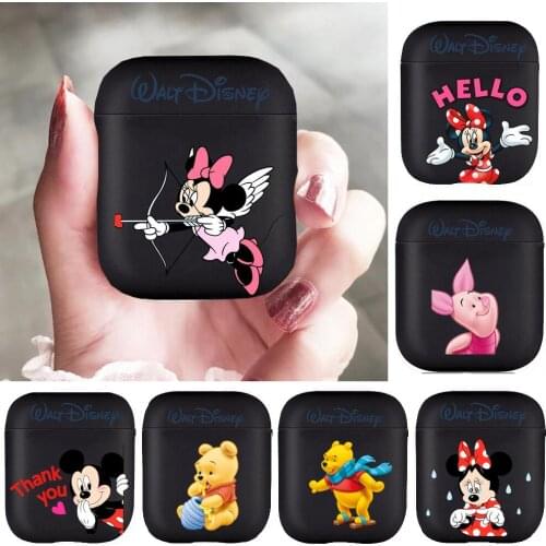 Hello Mickey Minnie Mouse Soft Silicone Cases For Apple Airpods 1/2 Protective Bluetooth Wireless Earphone Cover For Apple Air P