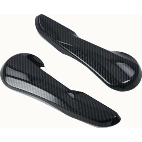 For Nissan NV200 Evalia 2013-2018 ABS Carbon Fiber Car Styling Seat Adjustment Cover Trim Strips Sticker Interior Accessories