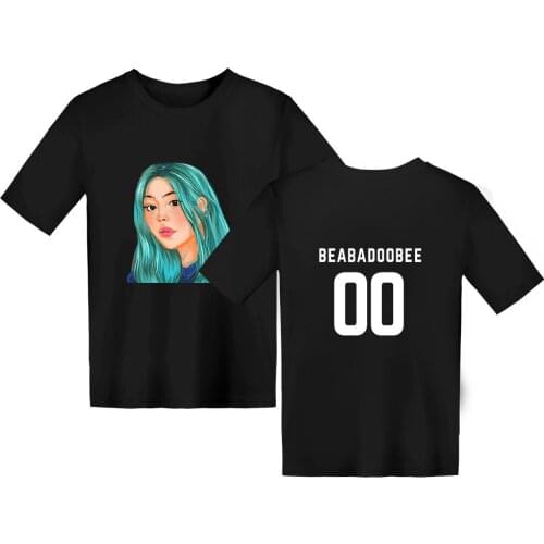 Cross-Border New Beabadoobee Singer 2D Printing Peripheral Casual Childrens Short Sleeve