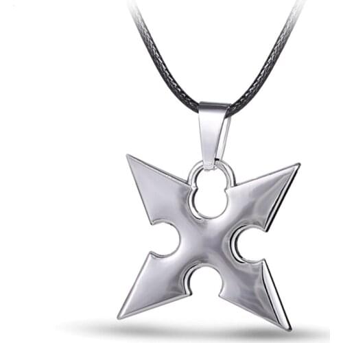 Game Kingdom Hearts Necklace For Women Metal Rope Chain Pendants Necklaces Men Fashion Jewelry Cosplay Accessories Souvenir