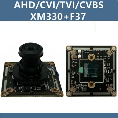 XM330+2235E AHD/TVI/CVI/XVI/CVBS Camera Module Board 1080N 960H 1920*1080 IRC M12 Lens CCTV Security Surveillance