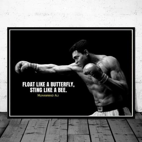 American Boxing Champion Muhammad Ali Posters and Print Wall Art Canvas Painting Famous Picture for Living Room Cuadros Decor