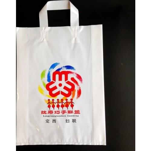 Promotional high Quality Degradable Material Plastic shopping bag