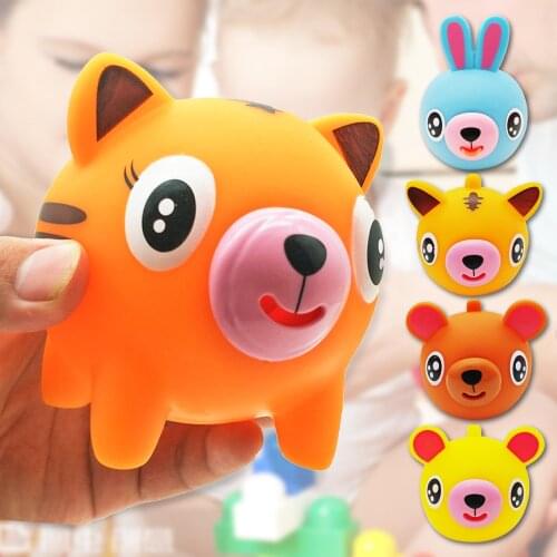 Vocal Doll Animal Shape Tongue Out Creative Decompression Squeeze Ball Toy for Home Decompression Squeeze Ball Toy for Home