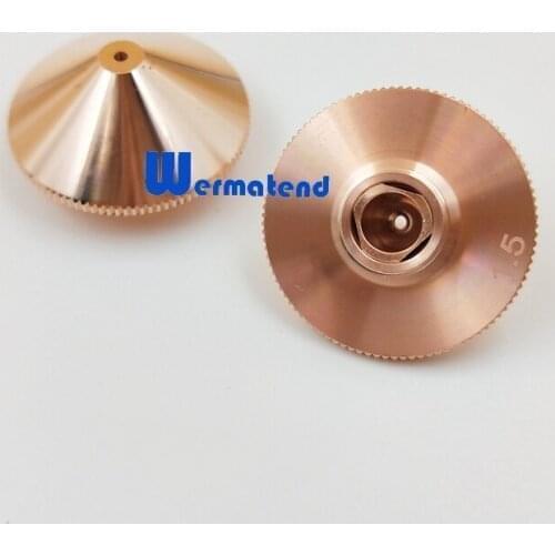 Wermatend 10pcs/lot double layers nozzles laser parts fiber laser cutting machines 1.0 1.2 1.5 1.8 2.0 2.5 3.0 3.5 Free shipping