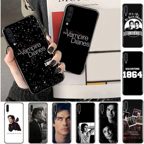 0 Vampire Diaries Stefan Damon Phone Case For Samsung A40 A31 A50 A51 A71 A20E A20S S8 S9 S10 S20 Plus note 20 ultra