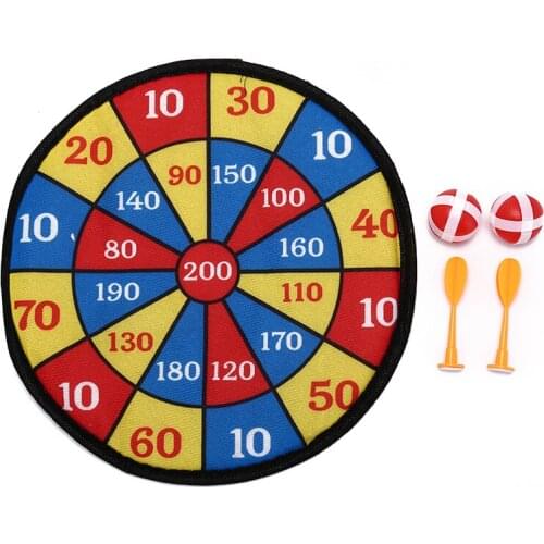 1 Pc 28cm Plastic Ball Needle Safety Plant Flannelette Soft Paper Dart Board Darts Plate Suit Children Toys