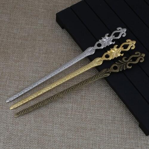 16cm Hairwear High Quality Sword Shape Alloy Pins Hot Fashion Chinese Style Hairpins For Womens Hair Accessories Barrettes