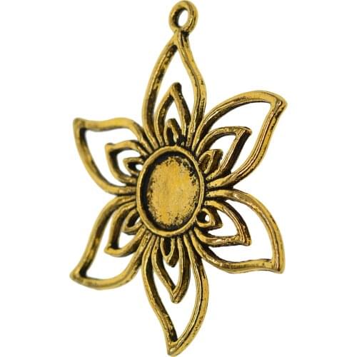 20x Pendant Blank Bezel 10mm Setting Tray Round Crafting Base