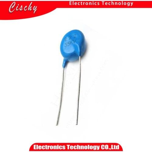 5pcs/lot High voltage ceramic chip ceramic capacitor 35KV222 35KV 222 2200P