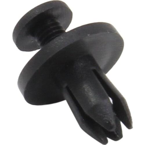 50pcs 6mm Car Auto Bumper Fender Hole Plastic Push Retainer Rivets Fasteners Clips For Toyota Honda