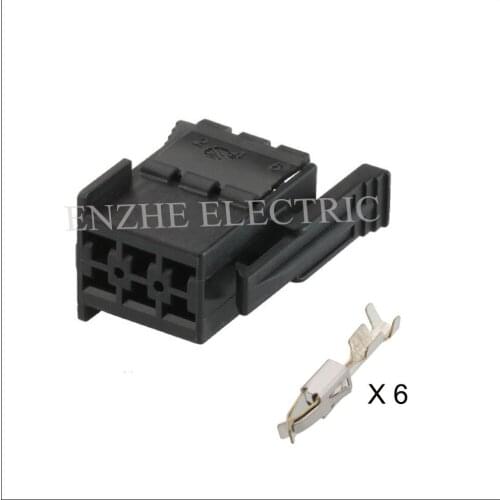 929504-2 male female Connector cable Termina car plug connectors jacket auto Plug socket 6 pin Connector automotive