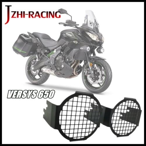 FOR KAWASAKI VERSYS 650 Motorcycle Accessories Stainless Steel Spotlight Auxiliary Light Led Guard Protective Cover