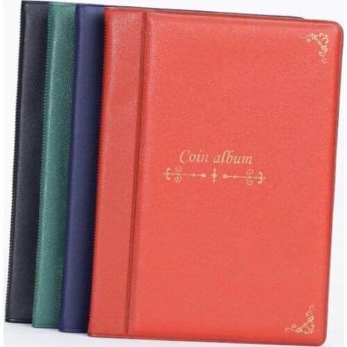 120 Pockets Coins Collection Album Book Penny Coin Storage Bag Mini Coin Money Album Collection Book Coin Holders Collector Gift