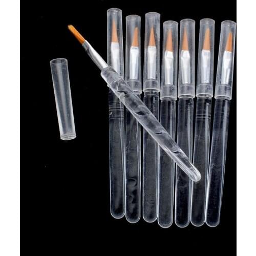 BestP 5PCS Mini Portable Cosmetic Lip Brush Lipstick Gloss Wands Applicator Makeup Tool Brush