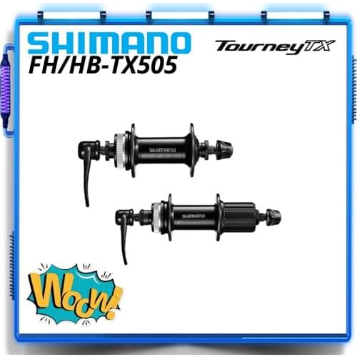 SHIMANO TOURNEY TX505 Rear FREEHUB CENTER LOCK Disc Brake Quick Release 8/9/10 speed Front CENTER LOCK Disc Brake 32 Holes