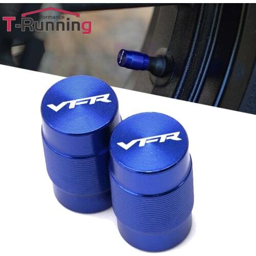 For HONDA VFR 400 750 800 800F Fi/W1 VTEC 1200F 1200X Crosstourer 1200 Motorcycle CNC Wheel Tire Valve Stem Caps Airtight Covers