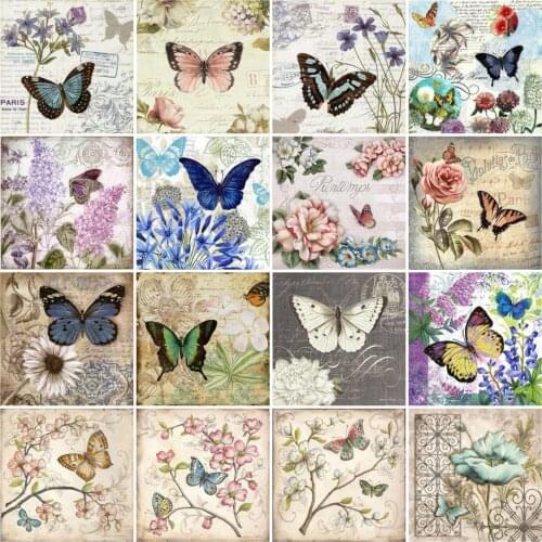 Evershine 5D DIY Full Square Round Diamond Embroidery Sale Butterfly Diamond Painting Animal Cross Stitch Mosaic Crafts Kit
