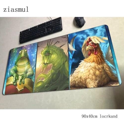 Hearthstone mouse pad gamer locked edge 90x40cm notbook mouse mat gaming mousepad large thick pad mouse PC desk padmouse mats