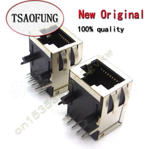 HFJ11-2450E RJ45 Single Port 10BASE-T RJ-45 Connectors network interface Electronic Components = Free shipping
