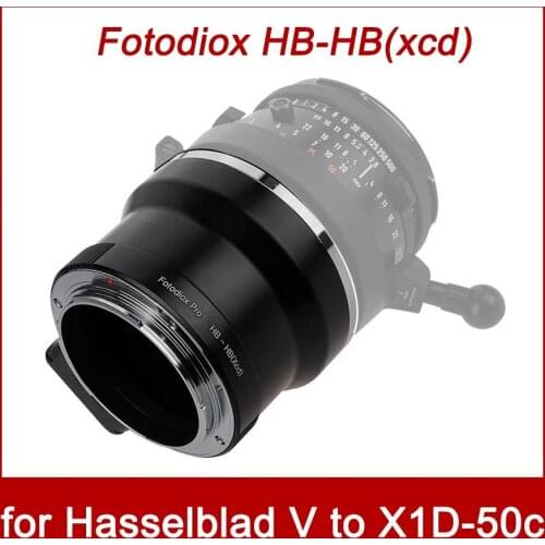 Fotodiox HB-HB(xcd) Lens Adapter Ring for Hasselblad V Mount to Hasselblad XCD X1D-50c Camera Lens Adapter