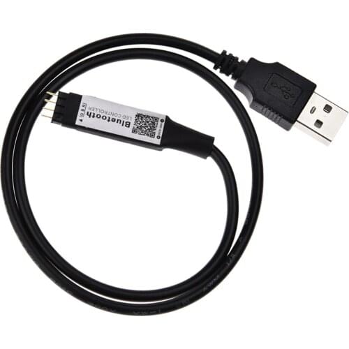 Mini Bluetooth Controller for TV Back LED Light Strips 5V USB Output Black