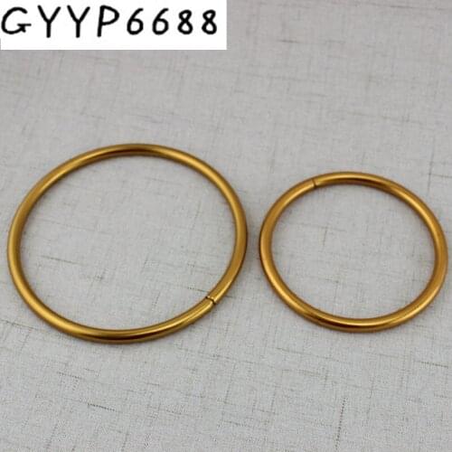 2pcs 20pcs Non Welded Rings 75mm o rings bags' accessories alloy Backpack connector Harness Bag Parts Belt Buckles DIY