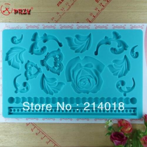 New style large wholesale hot sale chocolate silicone mold Flowers Silicone Mold Cake Decoration DIY Fondant Sugarcraft Tool