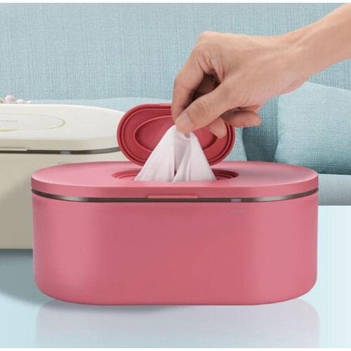 12W Portable Wet Wipe Heater Wipe Warmer Baby Wet Wipes Dispenser Holder With LED Indicator Light For Winter