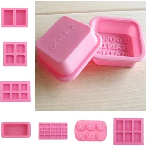 Hot Silicone Ice Cube Candy Chocolate Cake Cookie Cupcake Molds Soap Mould DIY