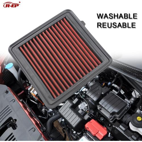 R-EP Replacement Air Filter Fits for Honda Fit Jazz Civicx OEM 17220RB0000 Washable Reusable High Power