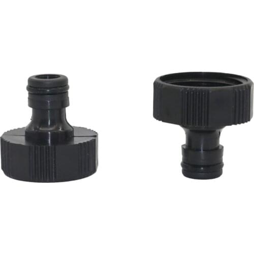 5Pcs Plastic 1 Inch Female Threaded Tap Connectors 16mm Nipple Joint Garden Water Connector Garden Irrigation Connection Fitting