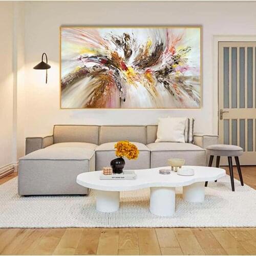 High Quality Art Pictures Different Colors Abstract Posters Prints Oil Painting Canvas Painting For Living Home Decor Art Work