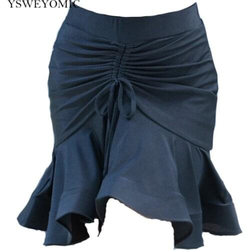 Latin Dance Skirt Women Fashion Ballroom Dancing Fringe Skirts Tango Cha Cha Samba Rumba Practice Wear