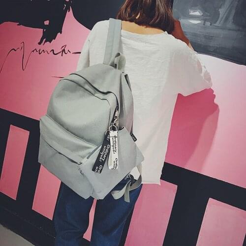 2021 Women Canvas Backpacks Women Fashion School Backpacks for Teenage Girls 2 Pcs/se Rucksack Bagpack Female Schoolbag Y210