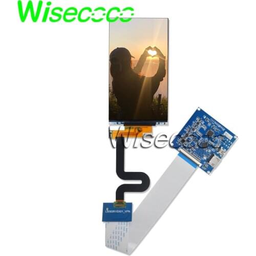Wisecoco 6.3 Inch 1440×2560 IPS LS063R1SX01 LCD Screen 60pins with MIPI USB Driver Board Remove backlight For 3D Printer