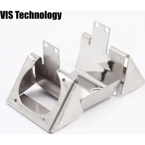 2pcs/lot Ultimaker2 UM2 Stainless Dual Fan Bracket Match 3010 Fan mount Bracket for UM2 Extruder Hotend