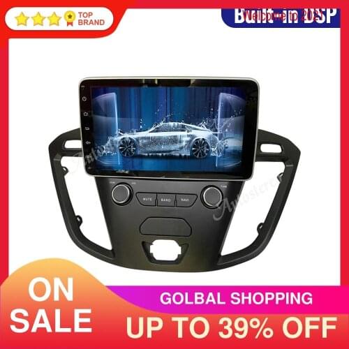 For Ford Transit Custom 2016 2017 2018 2019 2020 DSP Android 9.0 Car DVD Player Auto Multimedia Player GPS Navigation Head Unit