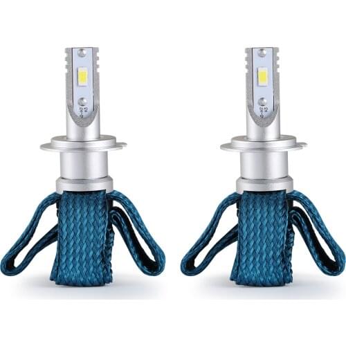 Auto Kit LED H7 6500K 6000LM H1 H8 H3 H8 H11 9005 HB4 H13 Car Led Bulbs Fanless 5S LED Headlight 40W H4 Bulb Bright lamp Light