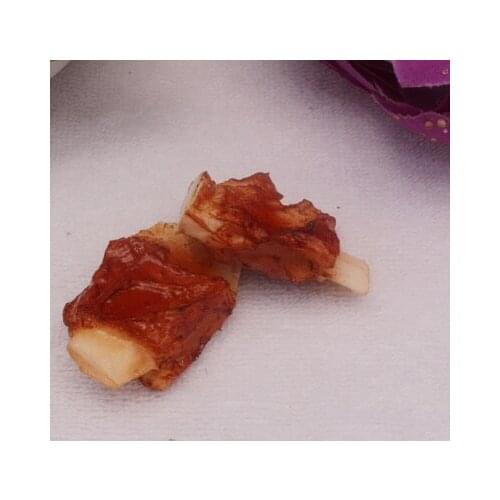 Free shipping 6pcs/lot Simulation food simulation ribs furnishing articles party supplies