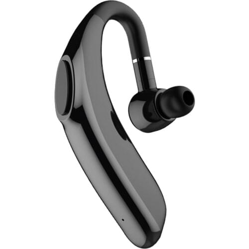 X18 Wireless Bluetooth 5.1 Headphones Sweatproof Sports Headset Noise Reduction Earphone Ear-Hook Single Earbud with Microphone