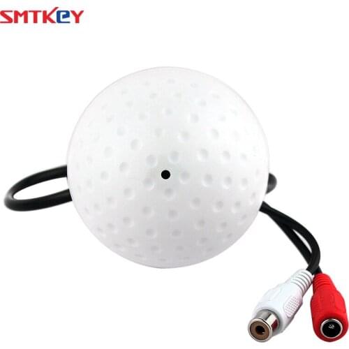 CCTV Mic Audio pick up Mini CCTV Microphone for camera DVR System security RCA Audio Output