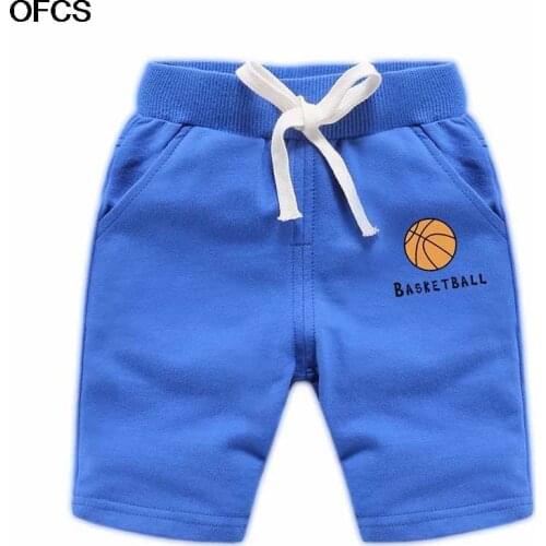 Kids Sport Shorts Boy Baby Elastic Pants Summer Childrens Wear Shorts Solid Cotton 18M-12T Teenager Beach Loose Casual Trousers