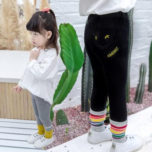 Girls Leggings Autumn Childrens Trousers Baby kids Cotton Elastic Casual Pants