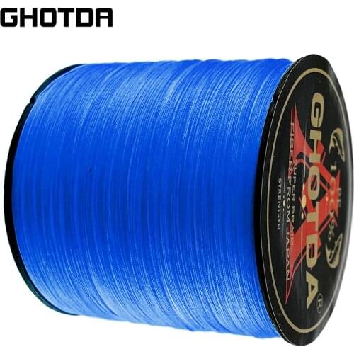 GHOTDA Fishing Braided Wire 300M 9 Strands Multifilament Fishing line Carp Fishing 20 24 35 40 50 65 80 100lb